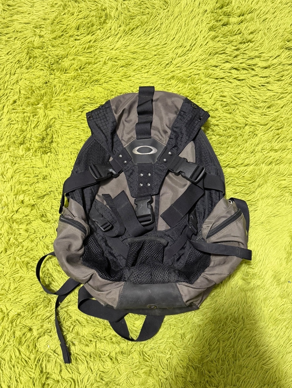 Vintage Y2K Oakley Software Icon Backpack Black Grail Bag